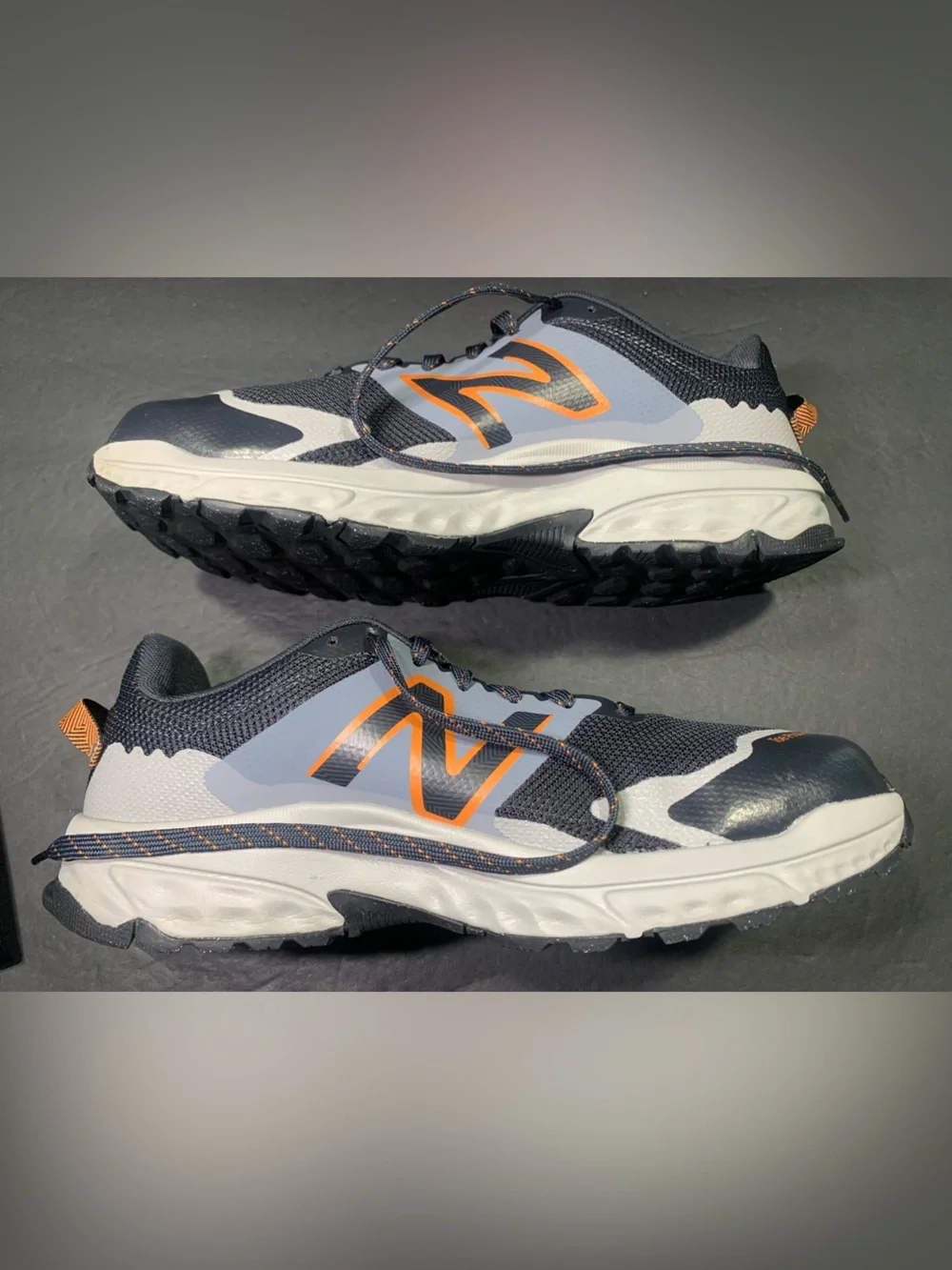 New Balance T510 Men’s  Black Gray Trail Running Sneakers Shoe Size-10